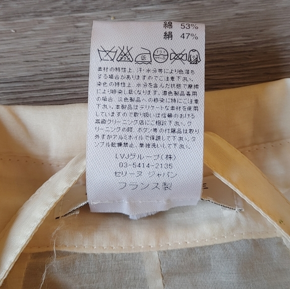 CELINE Ethereal White Silk Blend Long Sleeve Blouse - Picture 12 of 12